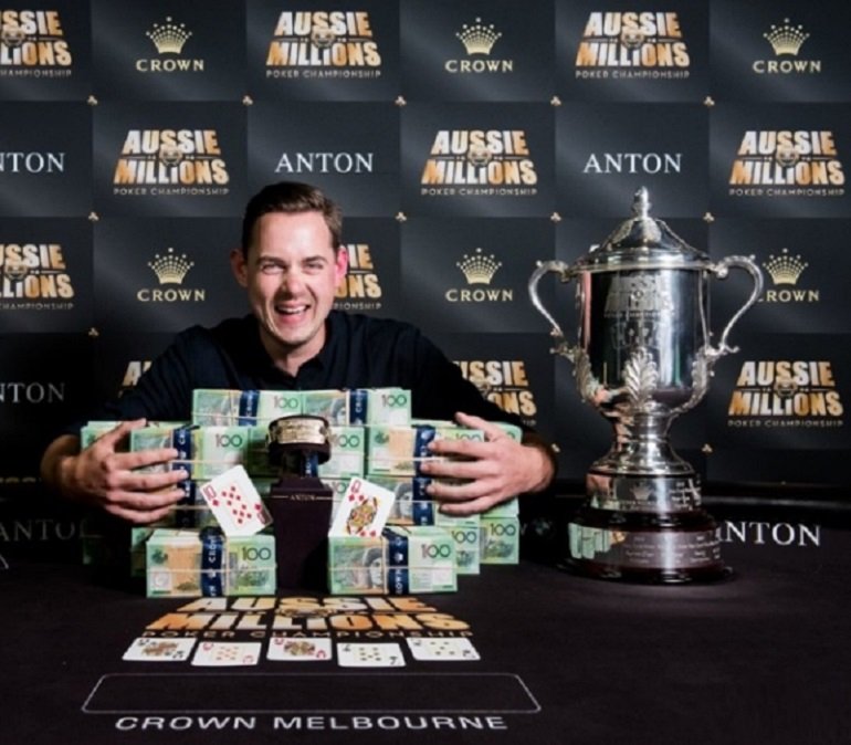 Toby Lewis wins 2018 Aussie Millions ME